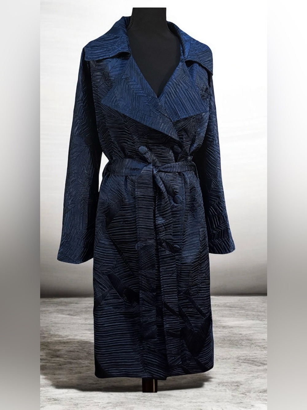 L/XL Deep Navy Blue coat dress